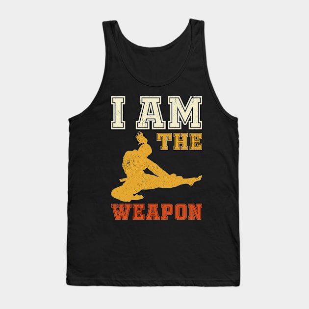 I am the Weapon Karate Girl Karate Tank Top by MzumO